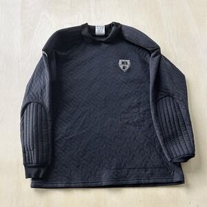 Sondico Premier Goalkeeper Shirt Mens Large Black Padded Long Sleeve Soccer Top